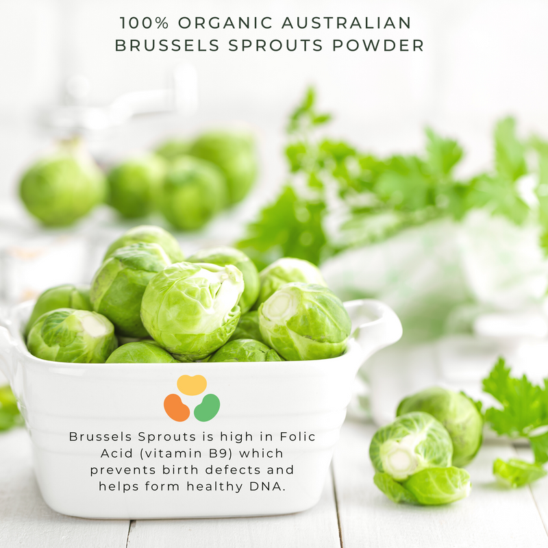 100% Organic Australian Brussels Sprouts Powder (30 days)
