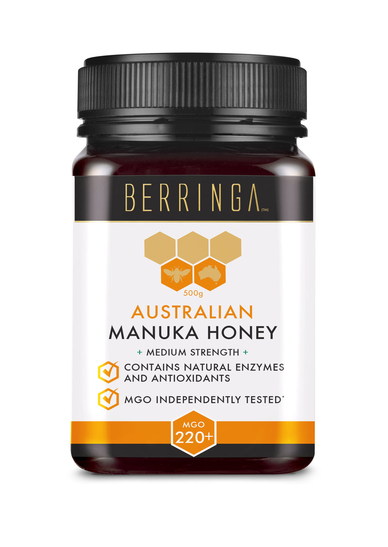 Berringa - Manuka Honey MGO220+ Antibacterial | General Wellbeing (500g)